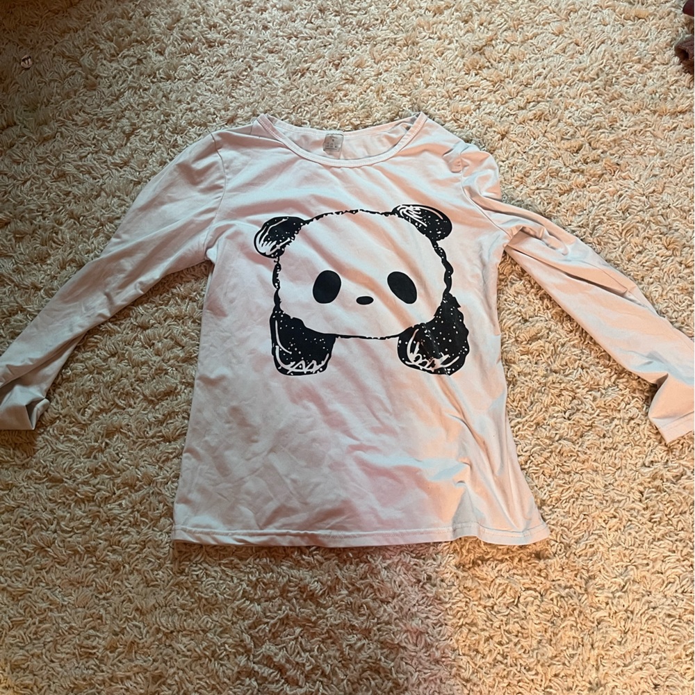 Panda themed pajamas